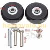 Suitcase spare wheel roller repair kit 2 pcs 50x18 bearing solid rubber replacement wheel