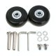 Suitcase spare wheel wheel repair kit 2 pcs 50x22 bearing solid rubber replacement parts