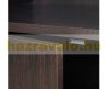 Wine cabinet 120x62x35 cm bar cabinet for 18 bottles bottle holder wood dark brown