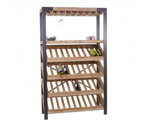 Wine rack 189x114x39 cm bottle rack bottle holder bar cabinet for 40 bottles