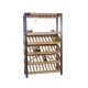 Wine rack 189x114x39 cm bottle rack bottle holder bar cabinet for 40 bottles