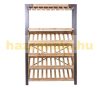 Wine rack 189x114x39 cm bottle rack bottle holder bar cabinet for 40 bottles