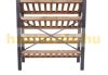 Wine rack 189x114x39 cm bottle rack bottle holder bar cabinet for 40 bottles