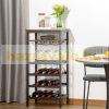 Wine rack 50x32x100 cm wine rack for 20 bottles of wine bottle holder