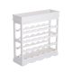 Wine rack wooden wine rack for 24 bottles of wine white bottle rack