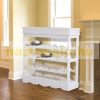 Wine rack wooden wine rack for 24 bottles of wine white bottle rack