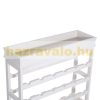 Wine rack wooden wine rack for 24 bottles of wine white bottle rack