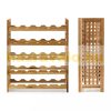 Wooden wine rack 73x63x25 cm wine rack for 25 bottles of wine bottle holder