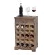 Wine bottle rack for 20 bottles 76x48x31cm vintage style wine rack brown