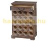 Wine bottle rack for 20 bottles 76x48x31cm vintage style wine rack brown