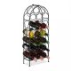 Metal wine rack 83x34x17 cm wine rack for 20 bottles of wine bottle rack