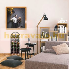   Fém bortartó 83x34x17 cm bortartó állvány 20 palack bor számára palacktartó