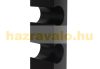 Wine rack 99x13x9 cm bottle holder wall rack for 5 bottles black