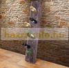 Bottle holder wine rack for 20 bottles vintage wine holder brown