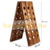 Wine rack folding wine rack for 36 bottles bottle holder