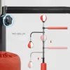 Állítható boxállvány két speedball labdával, forgó reflexrúddal és rúgópárnával