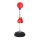 Boxzsák 126-144 cm boxkesztyűvel, boxlabdával, állítható magasságú piros