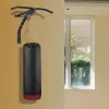 Boxzsák fali tartó konzol húzódzkodó rúddal 130 kg teherbírás, acél kivitel