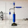 Állítható boxállvány 140–205 cm két Speedball labdával, forgó reflexrúddal és rúgópárnával kék 