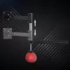 Falra szerelhető box tréner gyorslabdával és reflexrúddal állítható magasság fekete/piros