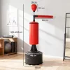 Álló boxzsák 155–205 cm között állítható magassággal, reflexrúddal és speedballal boxzsák komplett szett