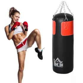   Függeszthető boxzsák szett 16 kg boxkesztyűkkel, felnőtteknek és fiataloknak