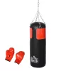 Függeszthető boxzsák szett 16 kg boxkesztyűkkel, felnőtteknek és fiataloknak