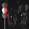 Állítható reflexlabda állvány 147–165 cm, ütőlabdával és tölthető talppal (fekete/piros/fehér)