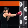 Boxzsák 176 cm álló bokszzsák állvánnyal és műanyag alátéttel fekete