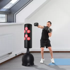   Álló boxzsák 165 cm szabadon álló, tapadókorongos, profi edzéshez