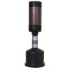 Álló boxbábu állítható magasságú stand boxzsák 158–186 cm fekete–barna