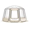 Átlátszó pop-up buboréksátor 366 × 345 × 220 cm 10–12 személyes panoráma kempingsátor 540°-os kilátással
