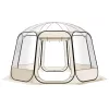 Átlátszó pop-up buboréksátor 366 × 345 × 220 cm 10–12 személyes panoráma kempingsátor 540°-os kilátással