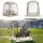 Átlátszó pop-up sport sátor 127x127x170 cm 1–2 személyes kültéri buboréksátor padlóaljzattal és esővédővel