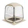 Átlátszó pop-up sport sátor 127x127x170 cm 1–2 személyes kültéri buboréksátor padlóaljzattal és esővédővel