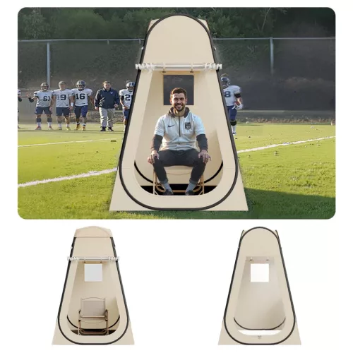 Átlátszó pop-up sport sátor 120x120x190 cm 1 személyes kültéri buboréksátor padlóaljzattal és esővédővel