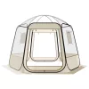 Átlátszó pop-up buboréksátor 305 × 275 × 220 cm 4–8 személyes panoráma kempingsátor 540°-os kilátással