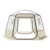 Átlátszó pop-up buboréksátor 336 × 305 × 220 cm 8–10 személyes panoráma kempingsátor 540°-os kilátással