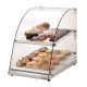 Buffet display case 2-level 70-liter glass serving display case for cakes and baked goods