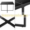 Garden polyrattan seating set 8-person outdoor furniture set gray
