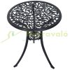Garden bistro set for 2 persons antique black patio furniture outdoor balcony set