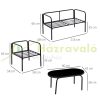 4-piece garden set beige garden terrace set outdoor balcony set terrace furniture garden furniture