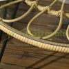 5-piece garden seating set Boho style beige-natural garden furniture set rattan seating set