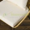 5-piece garden seating set Boho style beige-natural garden furniture set rattan seating set