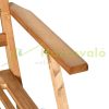 7-piece garden set natural wood garden patio set folding outdoor balcony set terrace furniture garden furniture