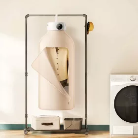   Hordozható ruhaszárító 600W összecsukható mini ruhaszárító PTC fűtéssel és időzítővel, kis lakásokba és utazáshoz