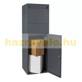   Csomag átvevő szekrény antracit csomag postaláda horganyzott levélszekrény csomagpont csomagtartó doboz