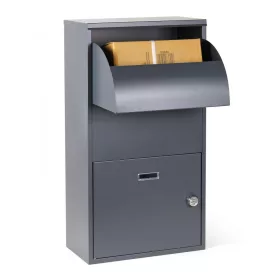   Csomag átvevő szekrény csomag postaláda horganyzott acél álló postaláda szürke csomagpont csomagmegőrző