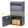 Package receiving cabinet package mailbox galvanized steel standing mailbox gray package point luggage storage