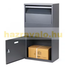   Csomag átvevő szekrény csomag postaláda horganyzott acél álló postaláda szürke csomagpont csomagmegőrző